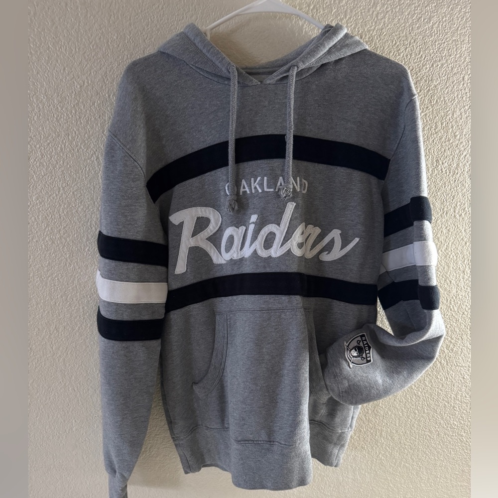 Authentic Head Coach Hoodie Oakland Raiders, Mitchell & Ness Throwbacks M